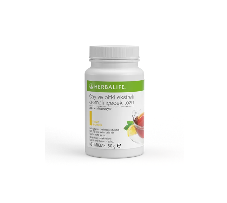 Herbalife Limon Aromalı Çay ve Bitki Ekstreli Aromalı İçecek Tozu