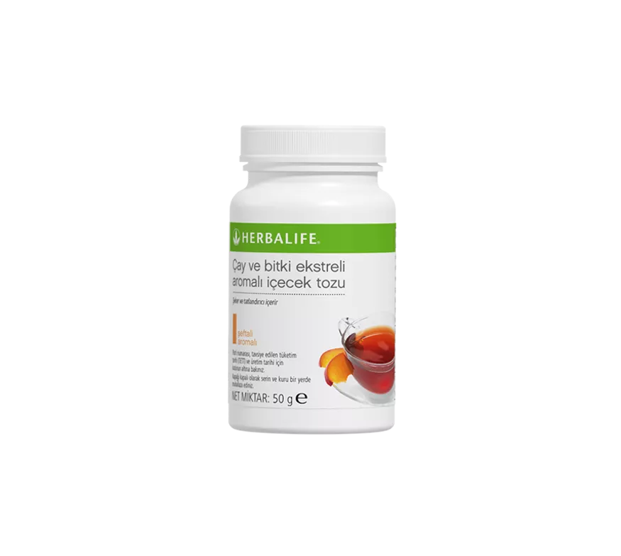 Herbalife Şeftali Aromalı Çay ve Bitki Ekstreli Aromalı İçecek Tozu