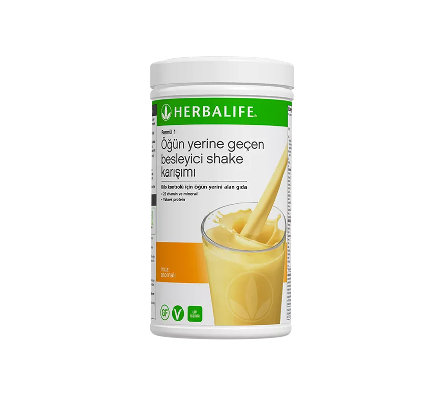 Herbalife Muz Aromalı Formül 1 Öğün Yerine Geçen Besleyici Shake Karışımı