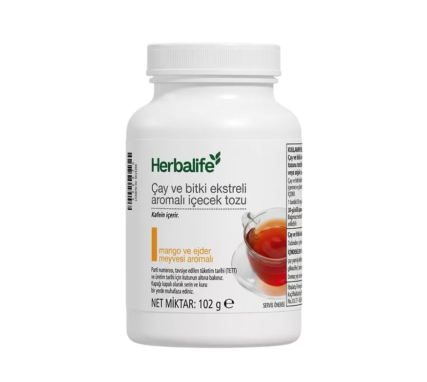 Herbalife Mango ve Ejder Meyvesi Aromalı Çay ve Bitki Ekstreli Aromalı İçecek Tozu